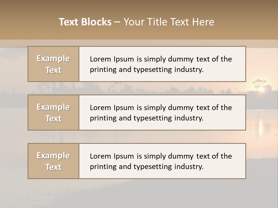 Hala Sultan Tekke Mosque In Cyprus From The Salt Lake PowerPoint Template