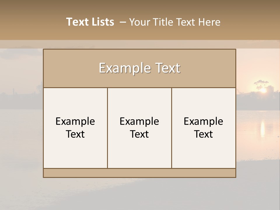 Hala Sultan Tekke Mosque In Cyprus From The Salt Lake PowerPoint Template