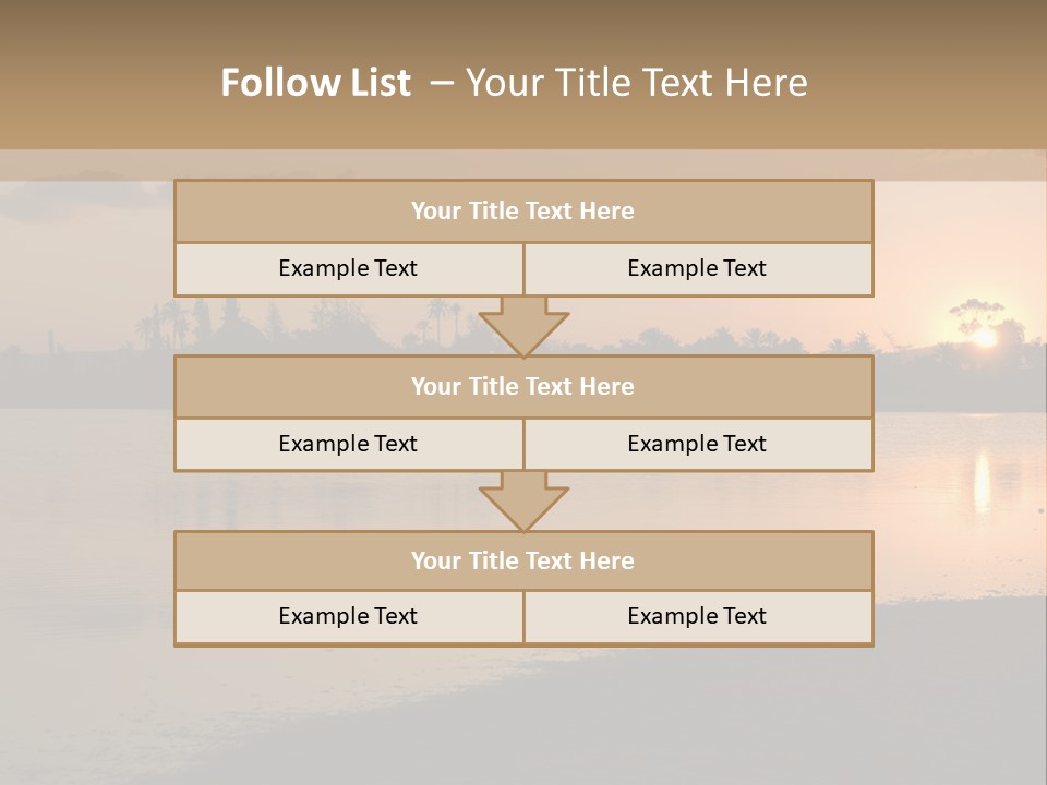 Hala Sultan Tekke Mosque In Cyprus From The Salt Lake PowerPoint Template