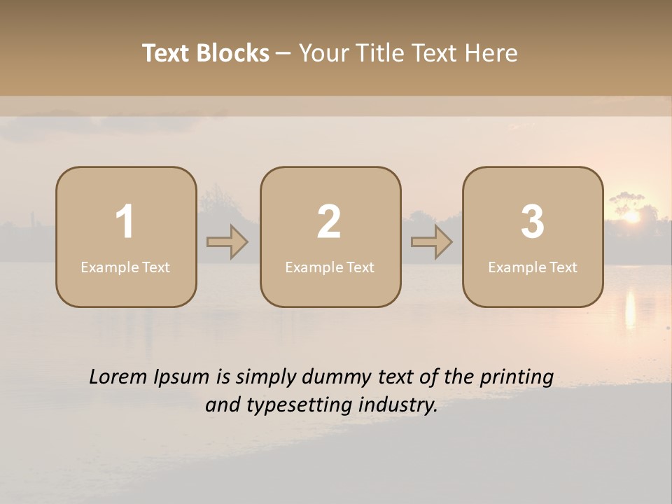 Hala Sultan Tekke Mosque In Cyprus From The Salt Lake PowerPoint Template