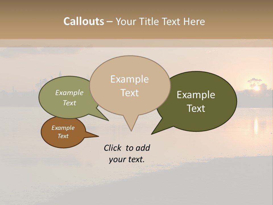Hala Sultan Tekke Mosque In Cyprus From The Salt Lake PowerPoint Template