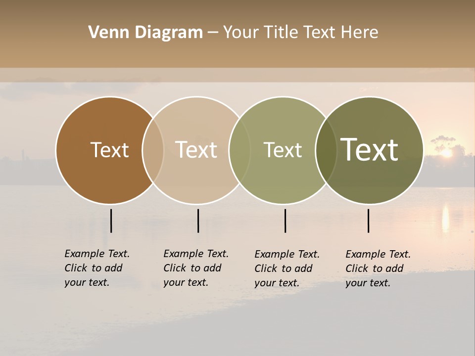 Hala Sultan Tekke Mosque In Cyprus From The Salt Lake PowerPoint Template