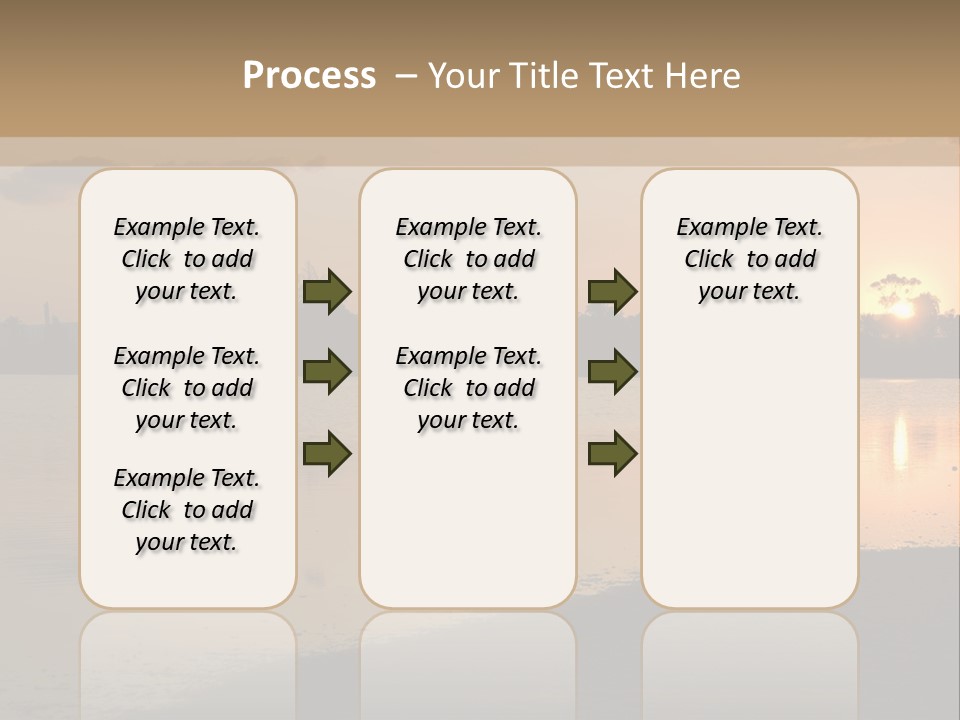 Hala Sultan Tekke Mosque In Cyprus From The Salt Lake PowerPoint Template