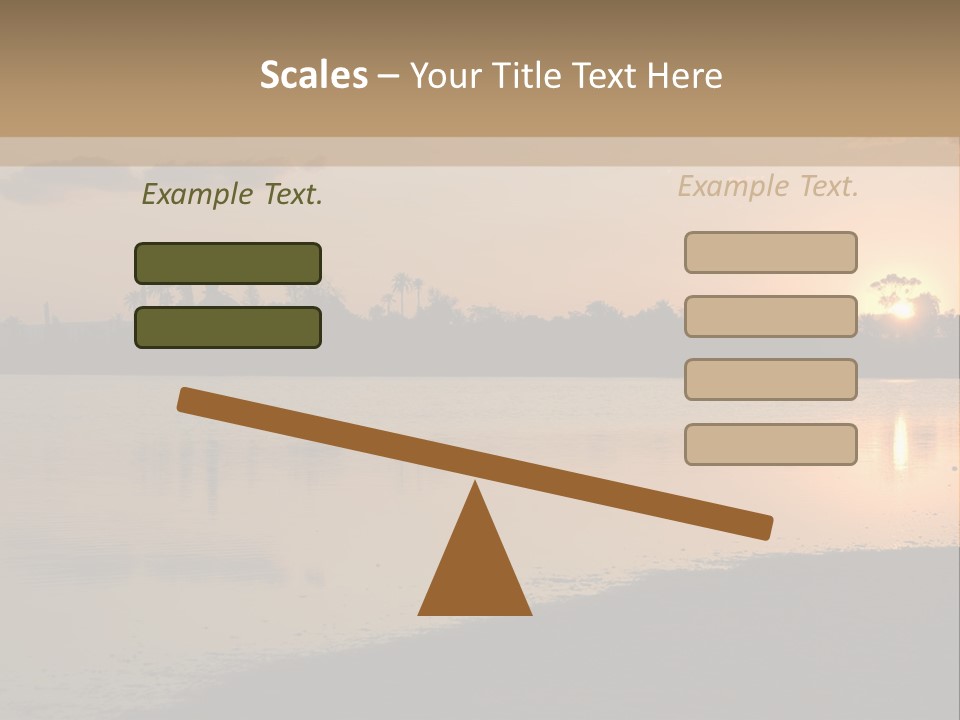 Hala Sultan Tekke Mosque In Cyprus From The Salt Lake PowerPoint Template