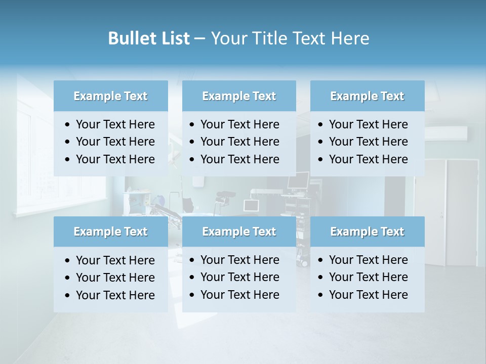 Operating Room In A Hospital PowerPoint Template