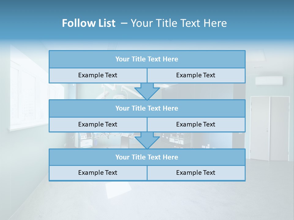 Operating Room In A Hospital PowerPoint Template
