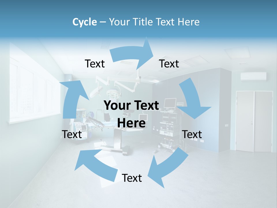 Operating Room In A Hospital PowerPoint Template
