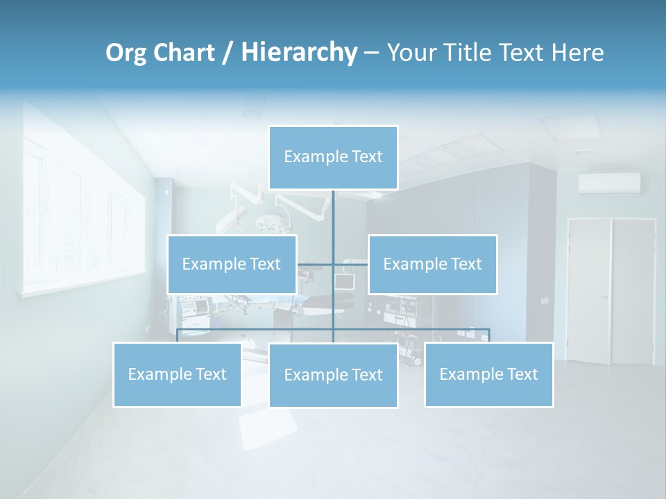 Operating Room In A Hospital PowerPoint Template