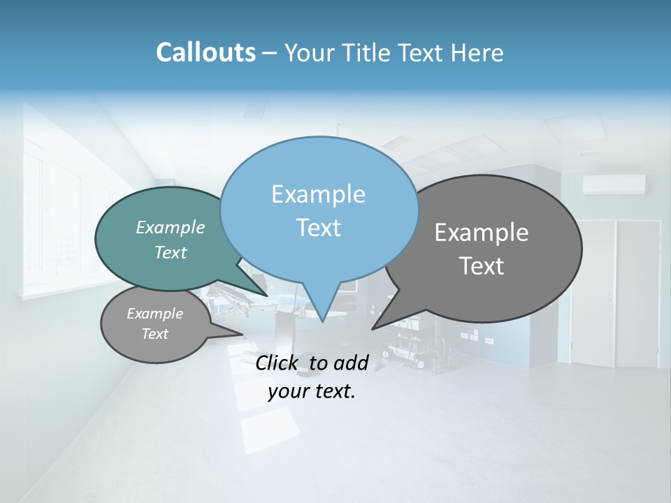 Operating Room In A Hospital PowerPoint Template