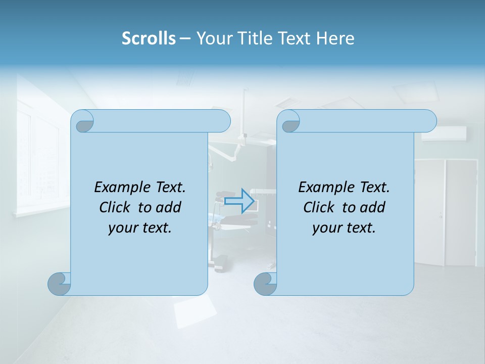 Operating Room In A Hospital PowerPoint Template