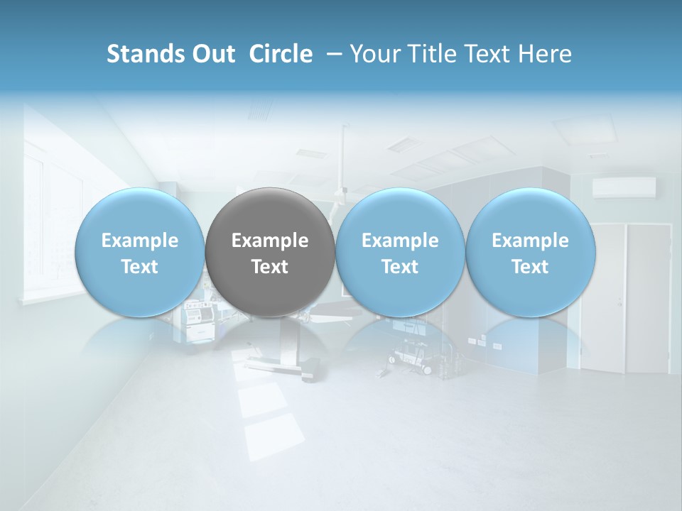 Operating Room In A Hospital PowerPoint Template