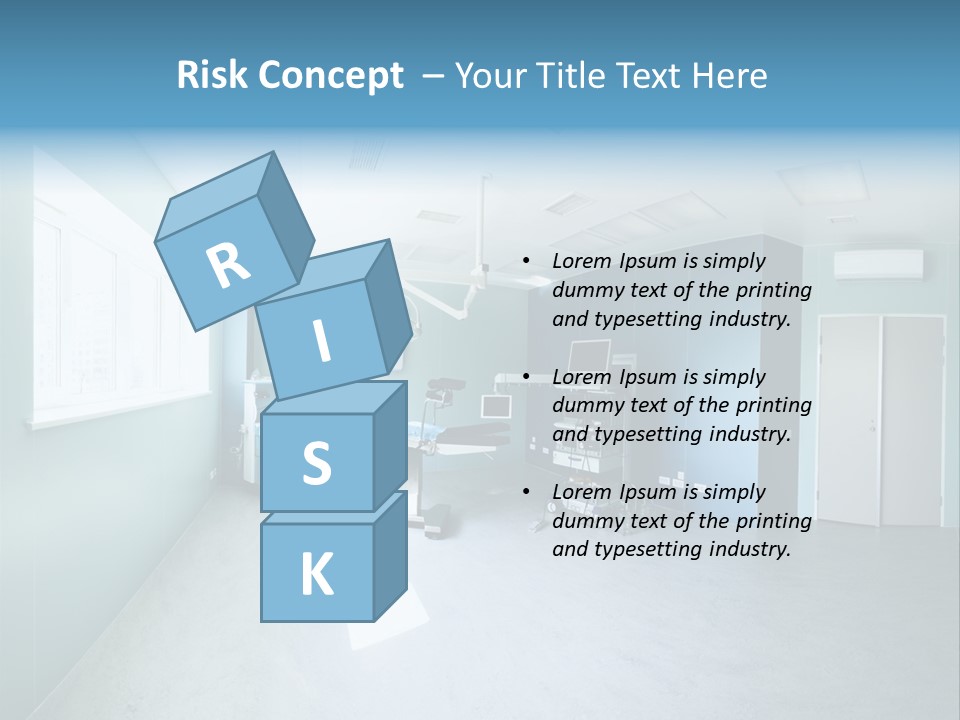 Operating Room In A Hospital PowerPoint Template
