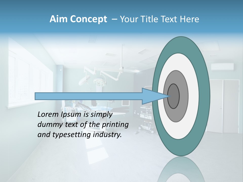 Operating Room In A Hospital PowerPoint Template