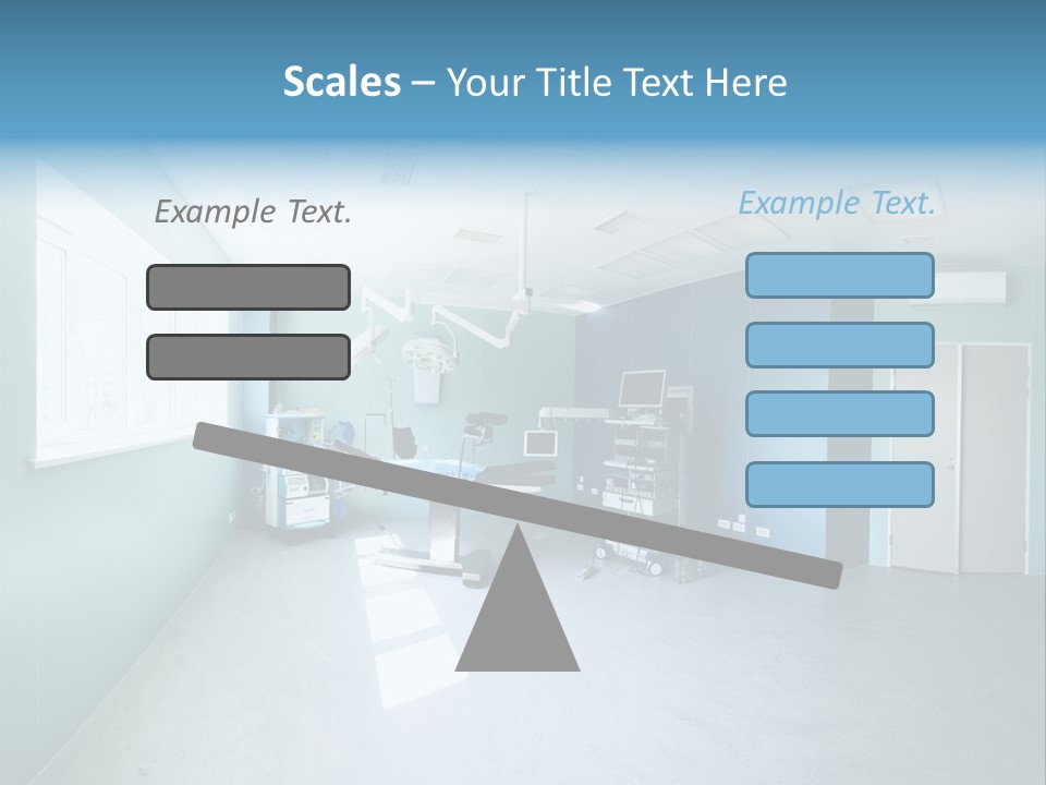 Operating Room In A Hospital PowerPoint Template