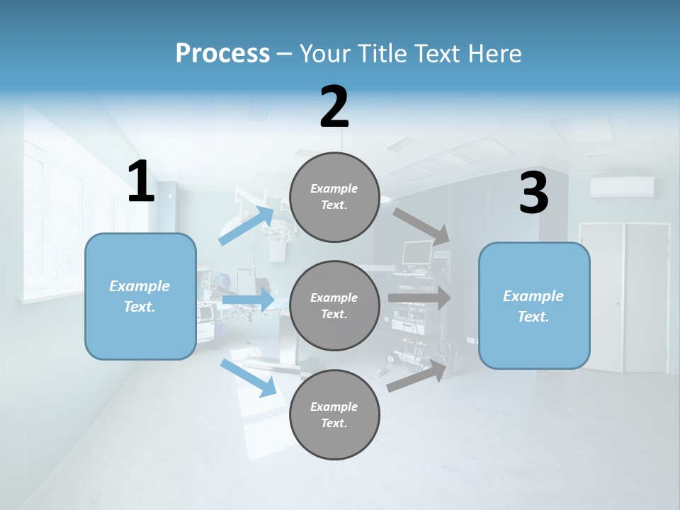 Operating Room In A Hospital PowerPoint Template