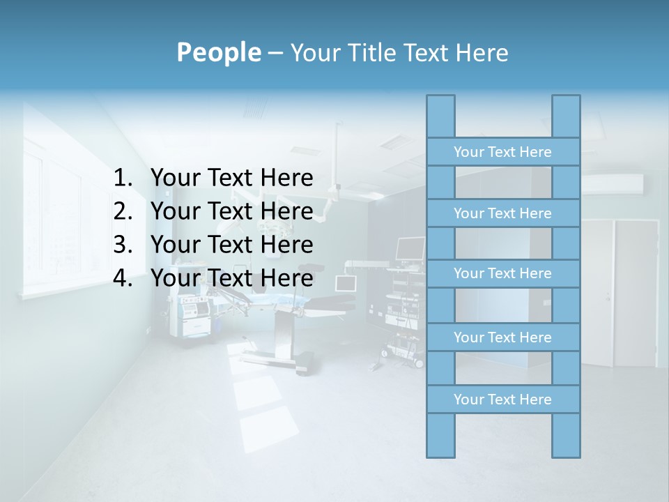 Operating Room In A Hospital PowerPoint Template