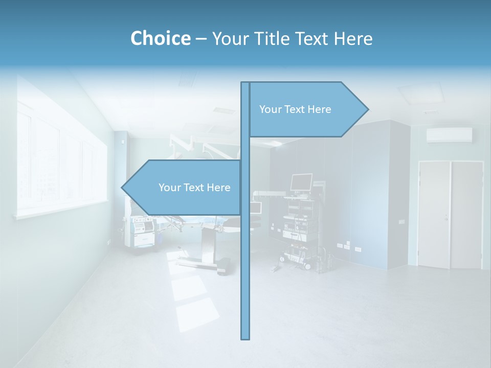 Operating Room In A Hospital PowerPoint Template