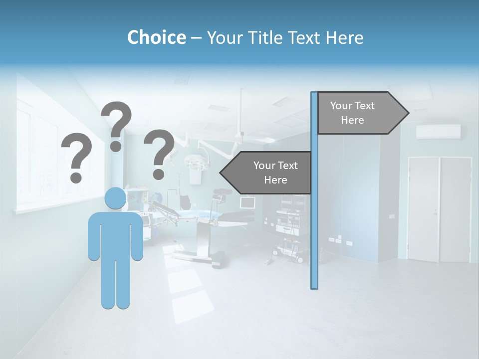 Operating Room In A Hospital PowerPoint Template