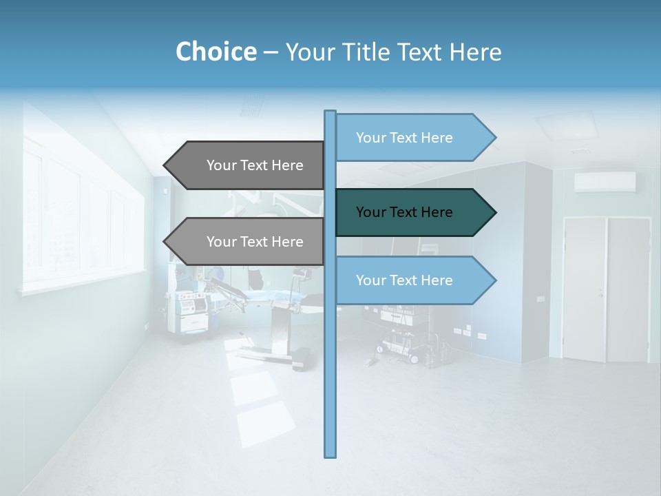 Operating Room In A Hospital PowerPoint Template