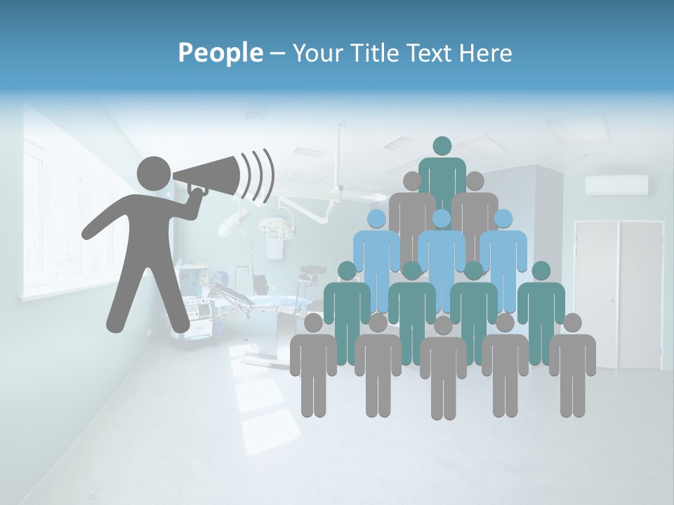 Operating Room In A Hospital PowerPoint Template