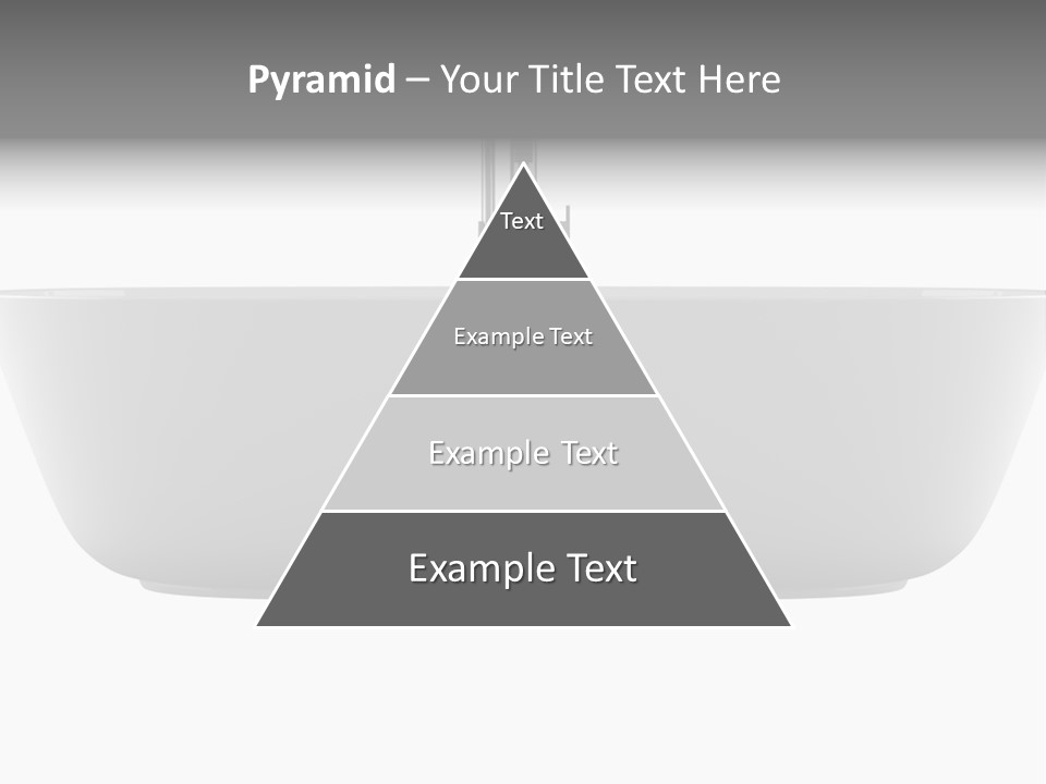 Modern Bathtub Isolated On White Background With Clipping Path PowerPoint Template