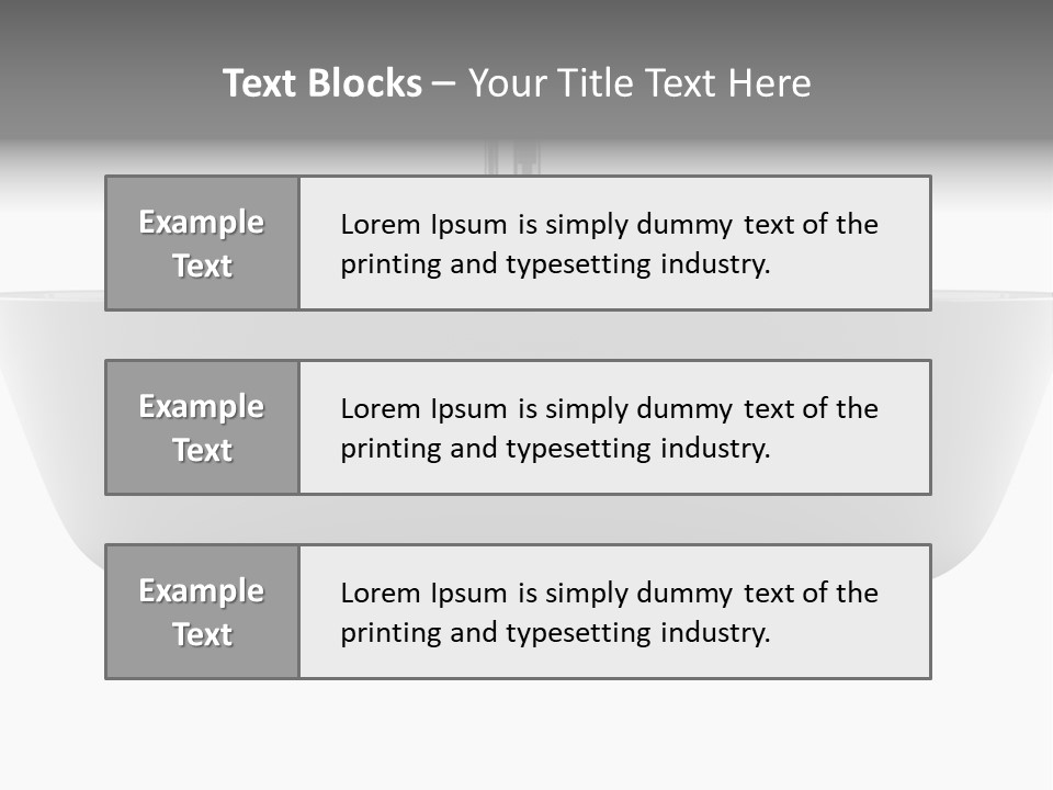 Modern Bathtub Isolated On White Background With Clipping Path PowerPoint Template