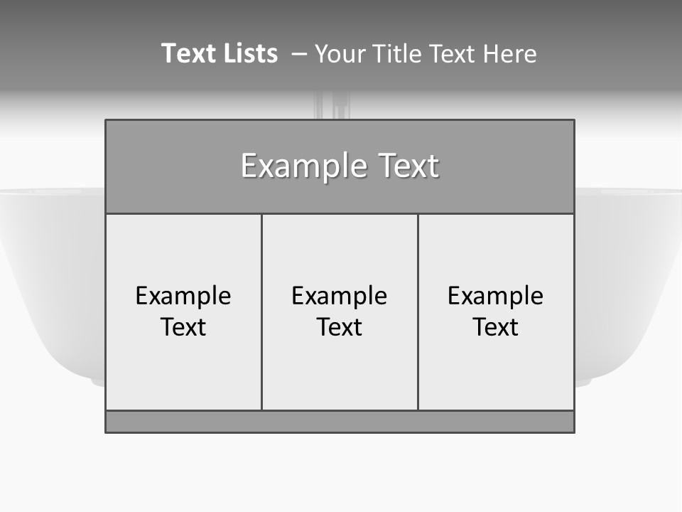 Modern Bathtub Isolated On White Background With Clipping Path PowerPoint Template