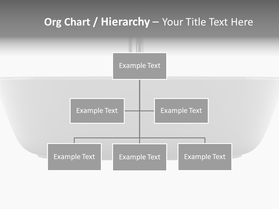 Modern Bathtub Isolated On White Background With Clipping Path PowerPoint Template