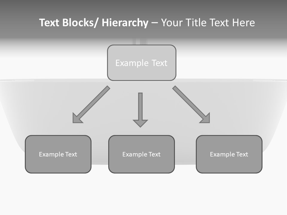 Modern Bathtub Isolated On White Background With Clipping Path PowerPoint Template