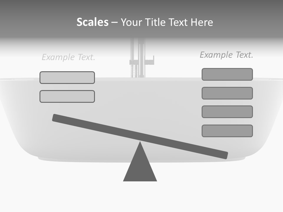 Modern Bathtub Isolated On White Background With Clipping Path PowerPoint Template