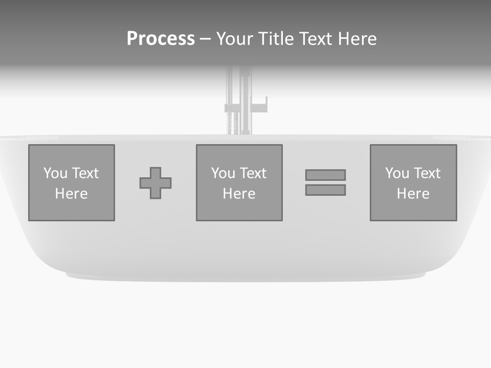 Modern Bathtub Isolated On White Background With Clipping Path PowerPoint Template