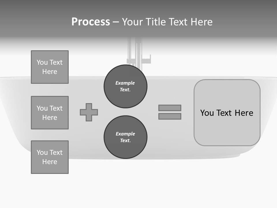 Modern Bathtub Isolated On White Background With Clipping Path PowerPoint Template