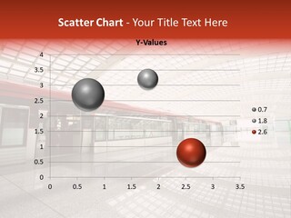Metro In Beijing T3 Airport Station PowerPoint Template