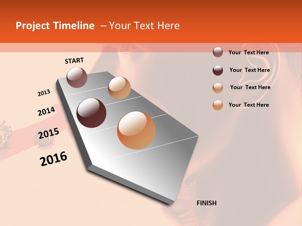 Stone Arch At Cape Kaliakra, Bulgaria PowerPoint Template