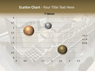 Small Buildings Model PowerPoint Template