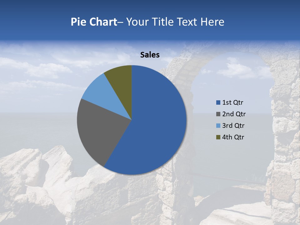 Stone Arch At Cape Kaliakra, Bulgaria PowerPoint Template