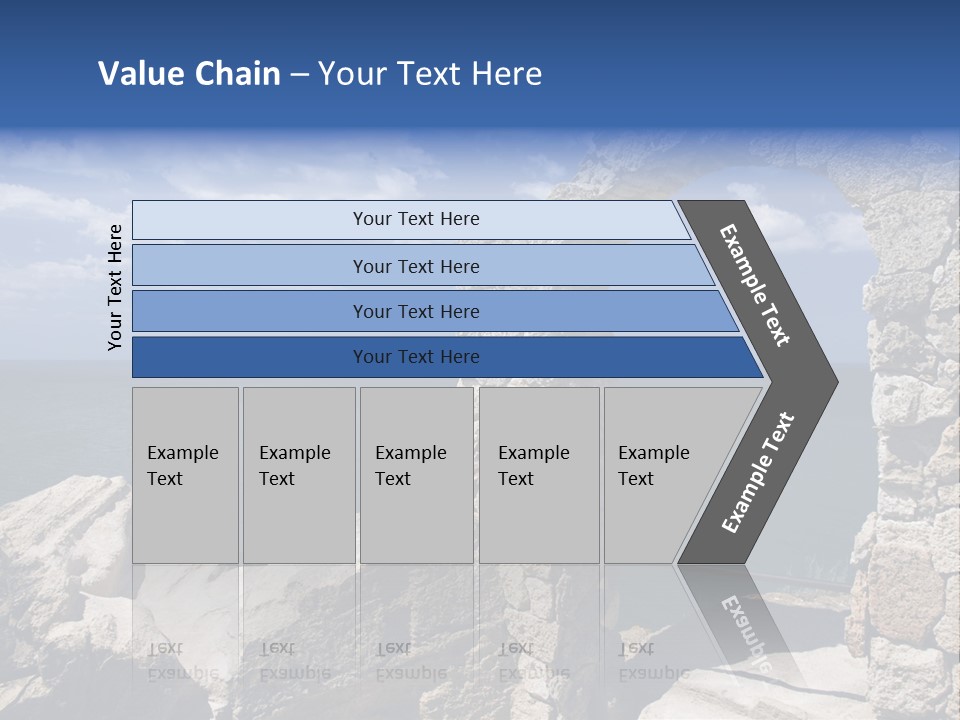 Stone Arch At Cape Kaliakra, Bulgaria PowerPoint Template