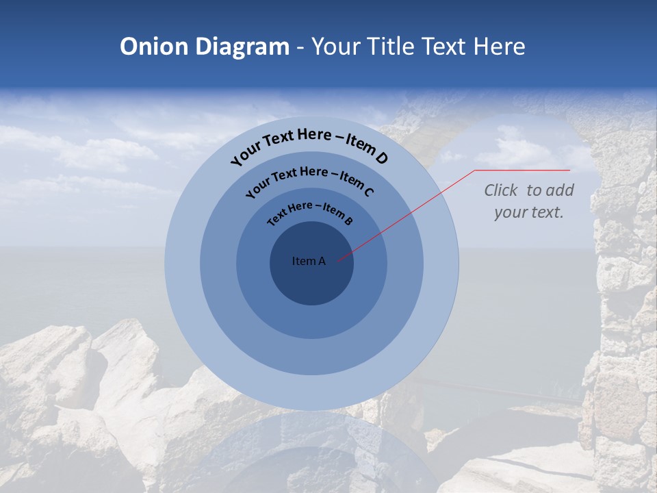 Stone Arch At Cape Kaliakra, Bulgaria PowerPoint Template