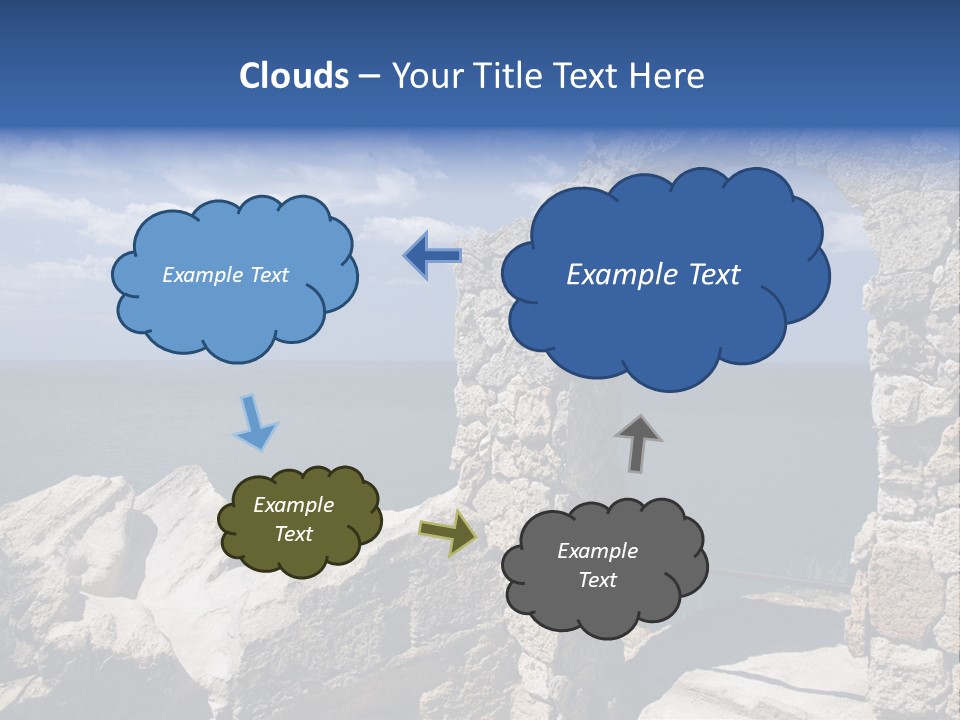 Stone Arch At Cape Kaliakra, Bulgaria PowerPoint Template