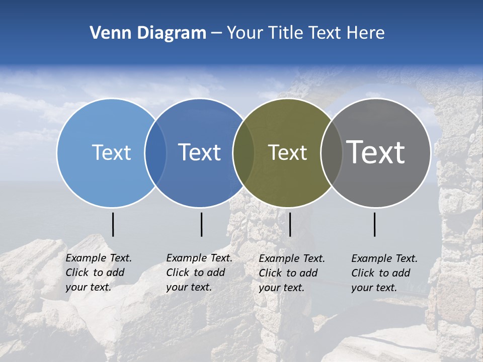 Stone Arch At Cape Kaliakra, Bulgaria PowerPoint Template