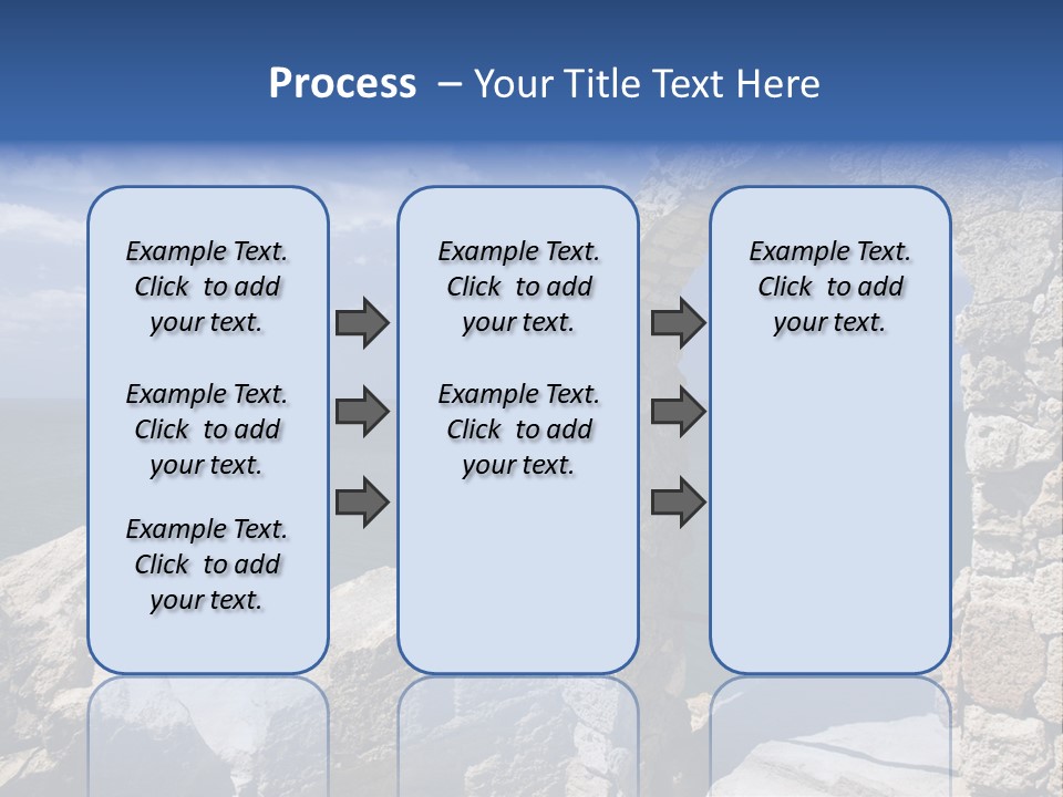 Stone Arch At Cape Kaliakra, Bulgaria PowerPoint Template