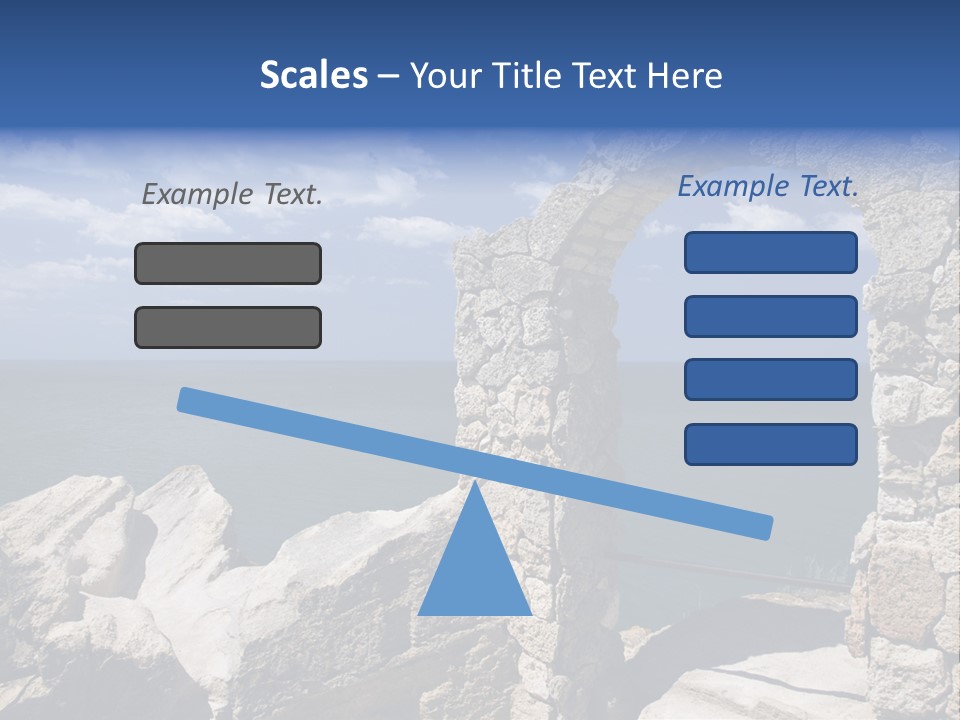 Stone Arch At Cape Kaliakra, Bulgaria PowerPoint Template