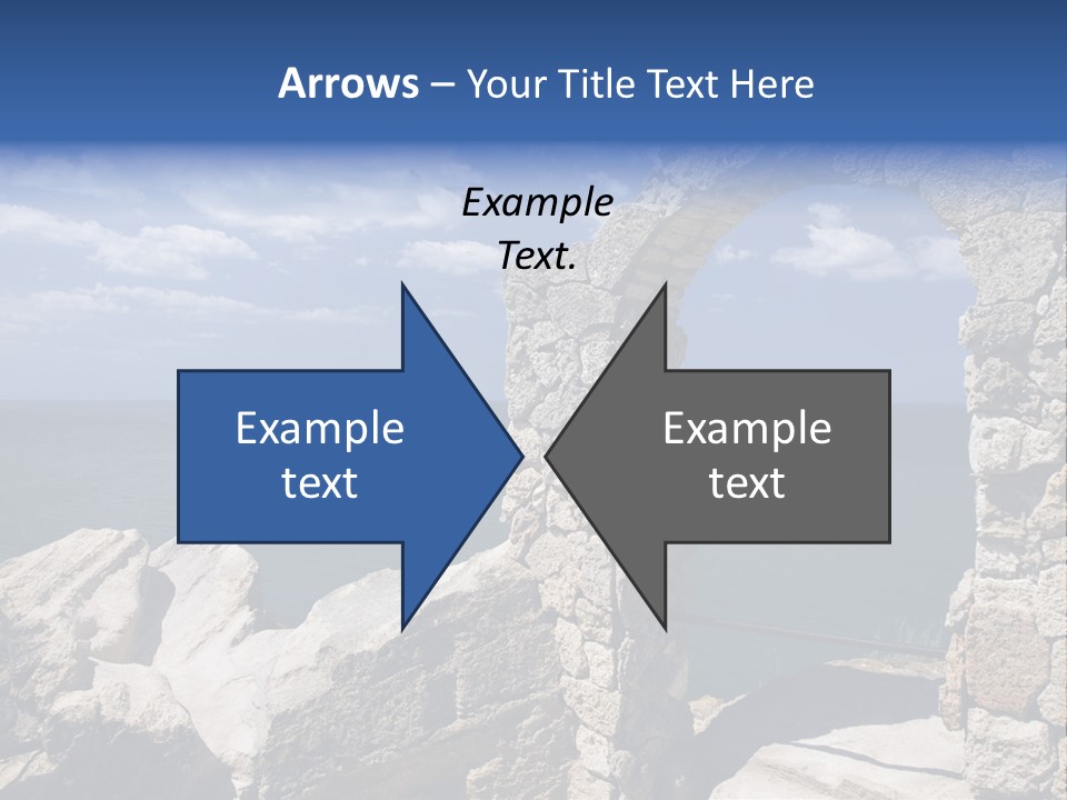 Stone Arch At Cape Kaliakra, Bulgaria PowerPoint Template