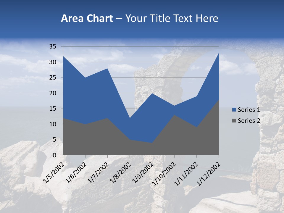 Stone Arch At Cape Kaliakra, Bulgaria PowerPoint Template