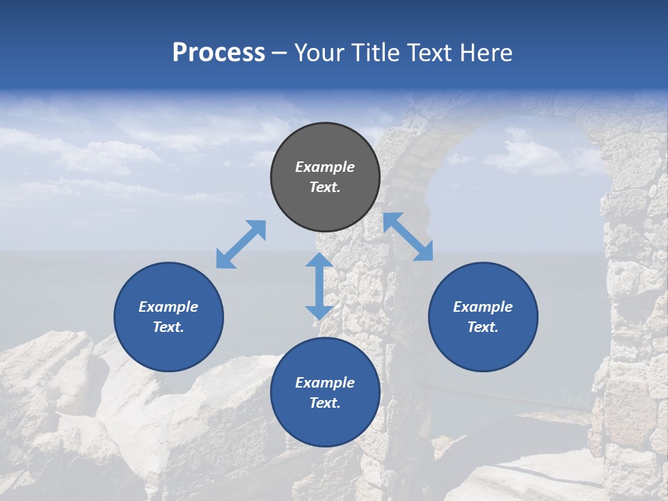 Stone Arch At Cape Kaliakra, Bulgaria PowerPoint Template