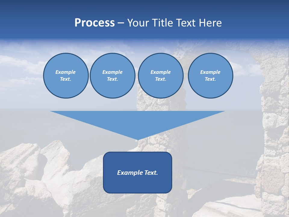 Stone Arch At Cape Kaliakra, Bulgaria PowerPoint Template