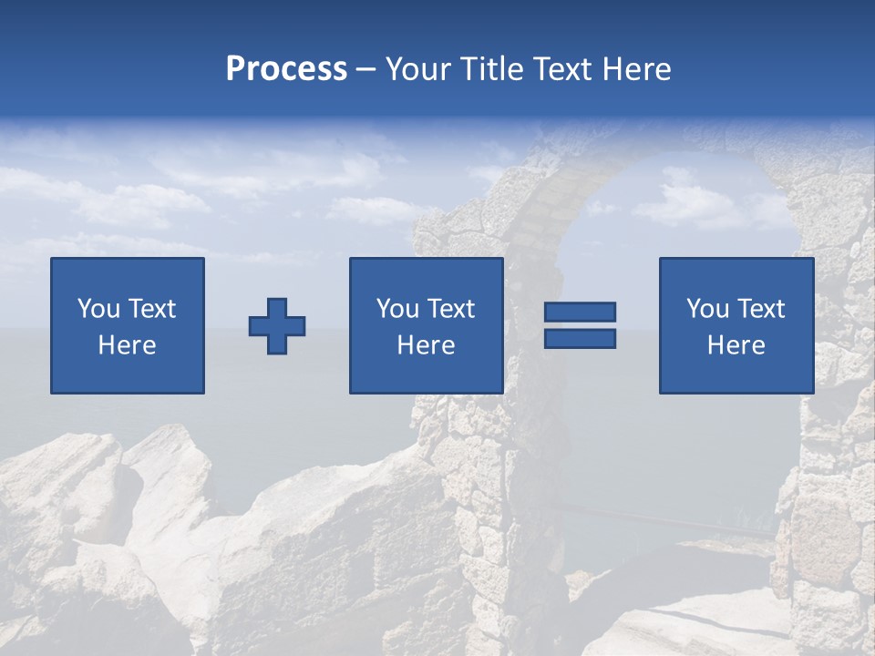 Stone Arch At Cape Kaliakra, Bulgaria PowerPoint Template