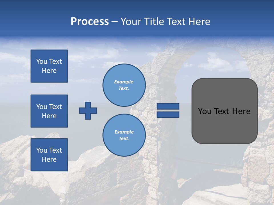 Stone Arch At Cape Kaliakra, Bulgaria PowerPoint Template