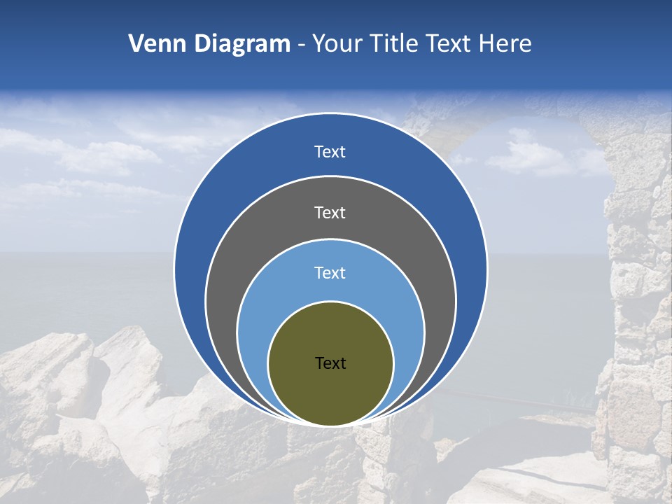Stone Arch At Cape Kaliakra, Bulgaria PowerPoint Template