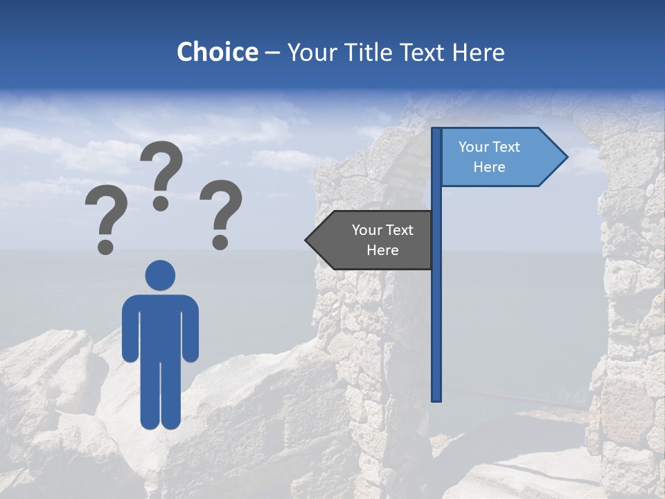 Stone Arch At Cape Kaliakra, Bulgaria PowerPoint Template